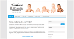 Desktop Screenshot of hawthorneobgyn.com